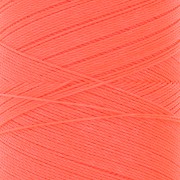 Linhasita waxed thread spool for micro macramé 0.35 mm - Neon Coral (394) x448m