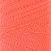 Linhasita waxed thread spool for micro macramé 0.35 mm - Neon Coral (394) x448m