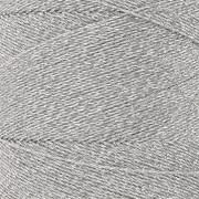 Linhasita waxed thread spool for micro macramé 0.35 mm - Silver (Prata) x448m