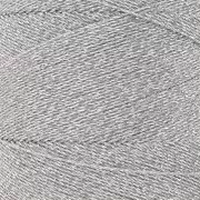 Linhasita waxed thread spool for micro macramé 0.35 mm - Silver (Prata) x448m