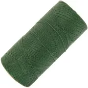Linhasita waxed thread spool for micro macramé 0.35 mm - Fir green (367) x448m