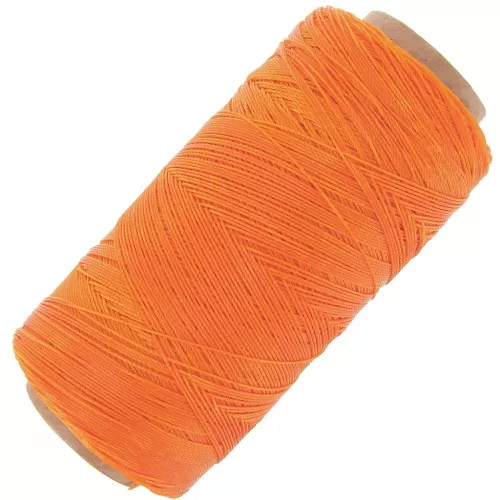 Linhasita waxed thread spool for micro macramé 0.35 mm - Light Topaz (38) x448m