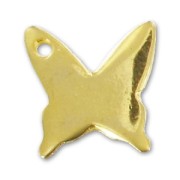 Butterfly charm 15mm fine Gold plated x1|raw }}