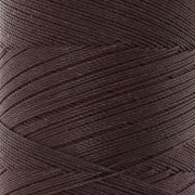 Linhasita waxed thread spool for micro macramé 0.35 mm - Ebony (555) x448m