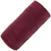 Linhasita waxed thread spool for micro macramé 0.35 mm - Burgundy (60) x448m|raw }}