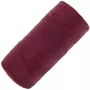 Linhasita waxed thread spool for micro macramé 0.35 mm - Burgundy (60) x448m