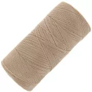 Linhasita waxed thread spool for micro macramé 0.35 mm - Vanilla (531) x448m