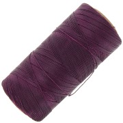 Linhasita waxed thread spool for micro macramé 0.35 mm - Currant (632) x448m|raw }}