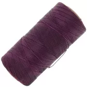Linhasita waxed thread spool for micro macramé 0.35 mm - Currant (632) x448m