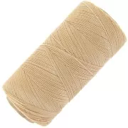 Linhasita waxed thread spool for micro macramé 0.35 mm - Straw (18) x448m