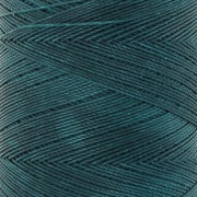 Linhasita waxed thread spool for micro macramé 0.35 mm - Emerald (386) x448m