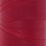 Linhasita waxed thread spool for micro macramé 0.35 mm - Dark Red (44) x448m