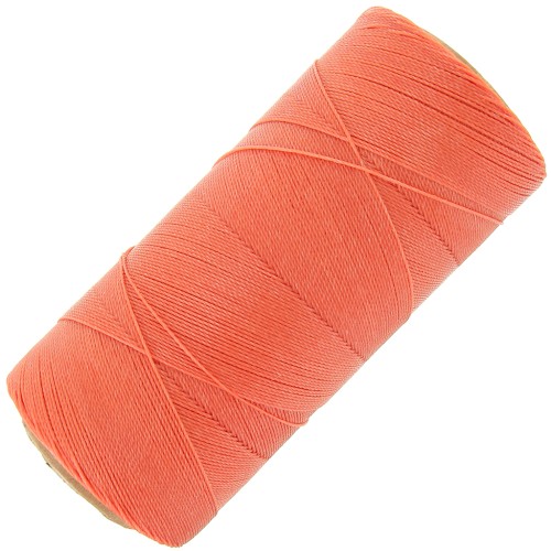Linhasita waxed thread spool for micro macramé 0.35 mm - Terracotta (35) x448m