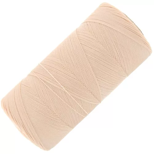 Linhasita waxed thread spool for micro macramé 0.35 mm - Sand (924) x448m