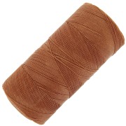 Linhasita waxed thread spool for micro macramé 0.35 mm - Camel Brown (498) x448m|raw }}