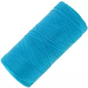 Linhasita waxed thread spool for micro macramé 0.35 mm Dark Turquoise (707) x448m