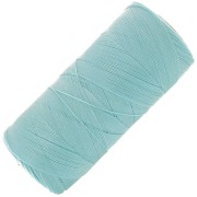 Linhasita waxed thread spool for micro macramé 0.35 mm - Azure blue (605) x448m