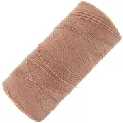 Linhasita waxed thread spool for micro macramé 0.35 mm - Sable (214) x448m