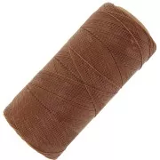 Linhasita waxed thread spool for micro macramé 0.35 mm - Wood (21) x448m