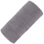 Linhasita waxed thread spool for micro macramé 0.35 mm - Grey (208) x448m