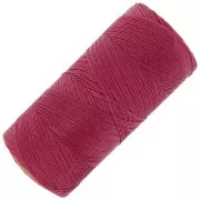 Linhasita waxed thread spool for micro macramé 0.35 mm - Raspberry (235) x448m