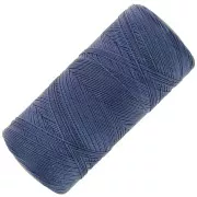 Linhasita waxed thread spool for micro macramé 0.35mm Dark Jean Blue (275) x448m