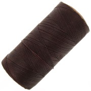 Linhasita waxed thread spool for micro macramé 0.35 mm - Brown (259) x448m|raw }}