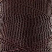 Linhasita waxed thread spool for micro macramé 0.35 mm - Brown (259) x448m