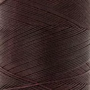 Linhasita waxed thread spool for micro macramé 0.35 mm - Brown (259) x448m