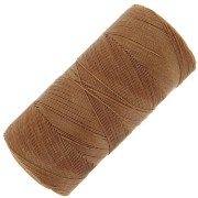 Linhasita waxed thread spool for micro macramé 0.35 mm - Old Gold (604) x448m|raw }}