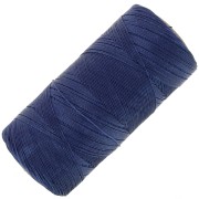 Linhasita waxed thread spool for micro macramé 0.35 mm - Navy Blue (70) x448m