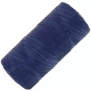 Linhasita waxed thread spool for micro macramé 0.35 mm - Navy Blue (70) x448m
