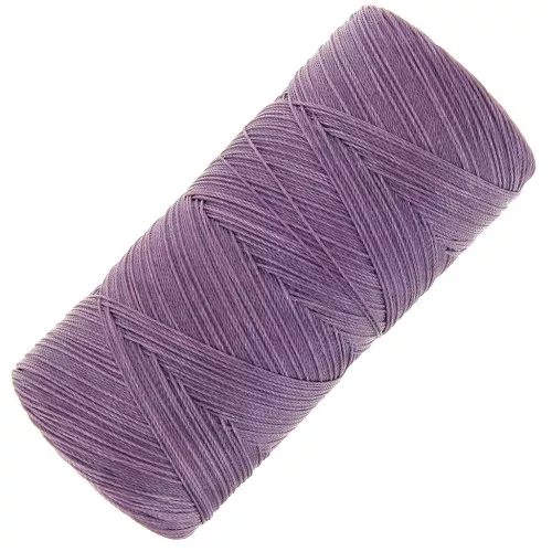 Linhasita waxed thread spool for micro macramé 0.35 mm - Mauve (232) x448m