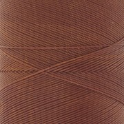 Linhasita waxed thread spool for micro macramé 0.35 mm - Brown (631) x448m
