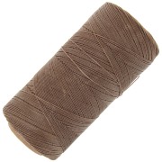 Linhasita waxed thread spool for micro macramé 0.35 mm - Café au lait (612) x448m|raw }}