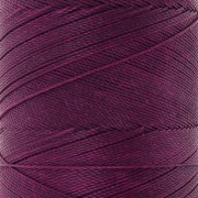 Linhasita waxed thread spool for micro macramé 0.35 mm - Cherry Black (630) x448m