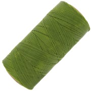 Linhasita waxed thread spool for micro macramé 0.35 mm - Grass Green (352) x448m|raw }}