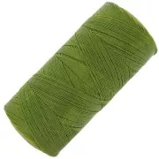 Linhasita waxed thread spool for micro macramé 0.35 mm - Grass Green (352) x448m