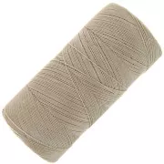 Linhasita waxed thread spool for micro macramé 0.35 mm - Beige (05) x448m