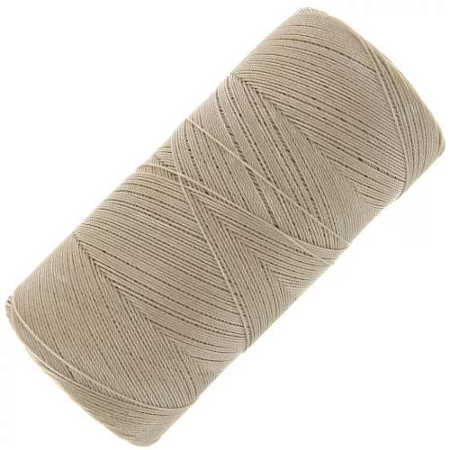 Linhasita waxed thread spool for micro macramé 0.35 mm - Beige (05) x448m