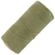 0,35mm Linhasita waxed thread spool - micro macramé - Military Green (90) x448 m