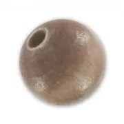 Wooden round beads 8mm Taupe x20
