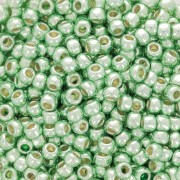 Toho seed beads 8/0 TO8RPF570 - PF Galvanized Mint Green x8g|raw }}