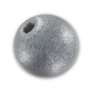 Wooden round beads 8mm Silver tone x20|raw }}