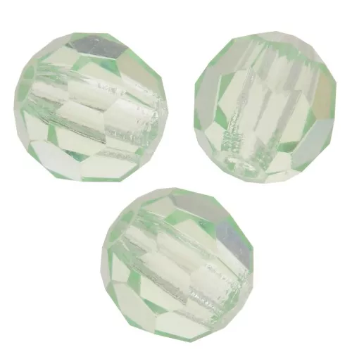 4mm Preciosa Crystal Round Faceted beads - Chrysolite x20