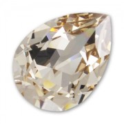 PureCrystal 4320 Pear Fancy Stone 14x10mm Light Silk