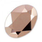 PureCrystal 4120 Oval Fancy Stone 8x6mm Crystal Rose Gold
