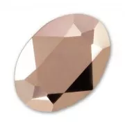 PureCrystal 4120 Oval Fancy Stone 8x6mm Crystal Rose Gold