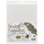 28x22cm - Felt embroidery sheet - White x1