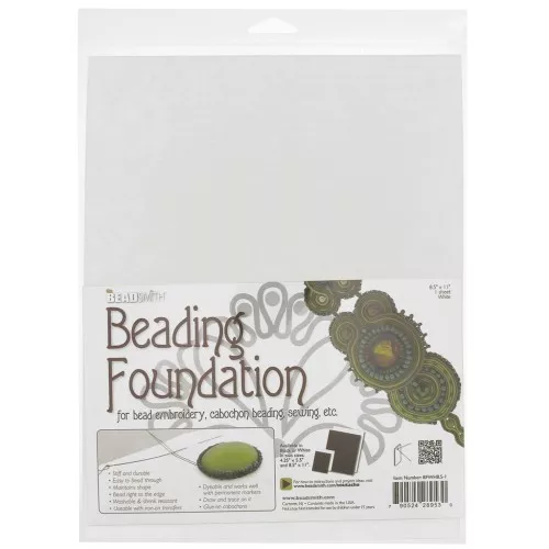 28x22cm - Felt embroidery sheet - White x1